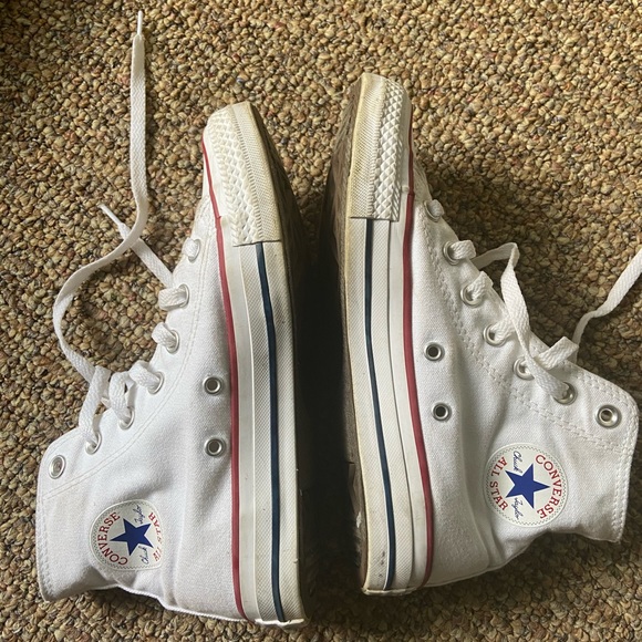 Converse Shoes - White converse high tops